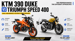 KTM 390 Duke vs Triumph Speed 400 KTM 390 Duke vs Triumph Speed 400